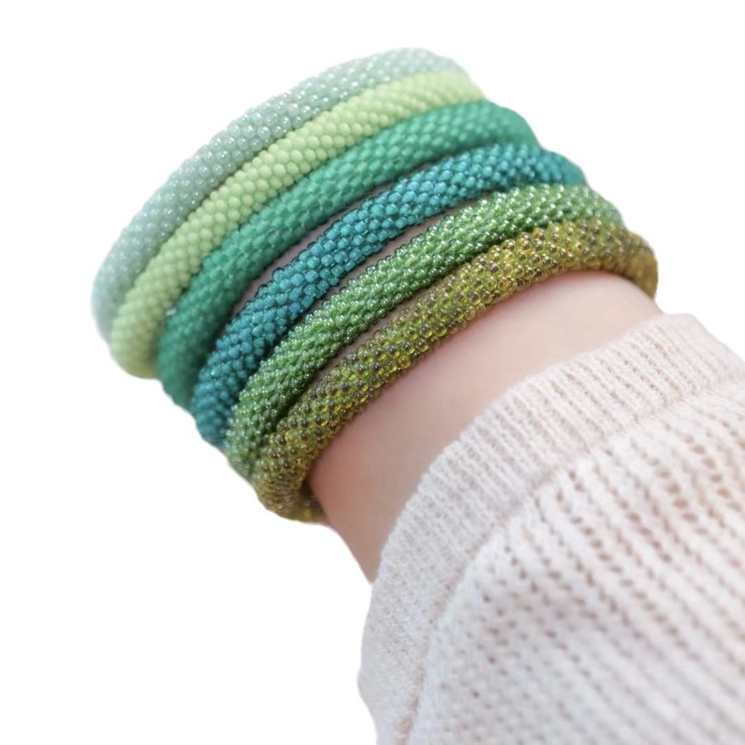 Wholesale Aroma Diffuser Bohemian Rice Beads Japanese All-match Bracelet